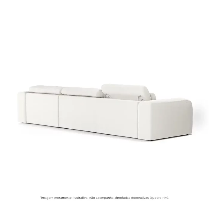 Sofá Ia Bold retrátil e reclinável 3,26m - Imagem 5