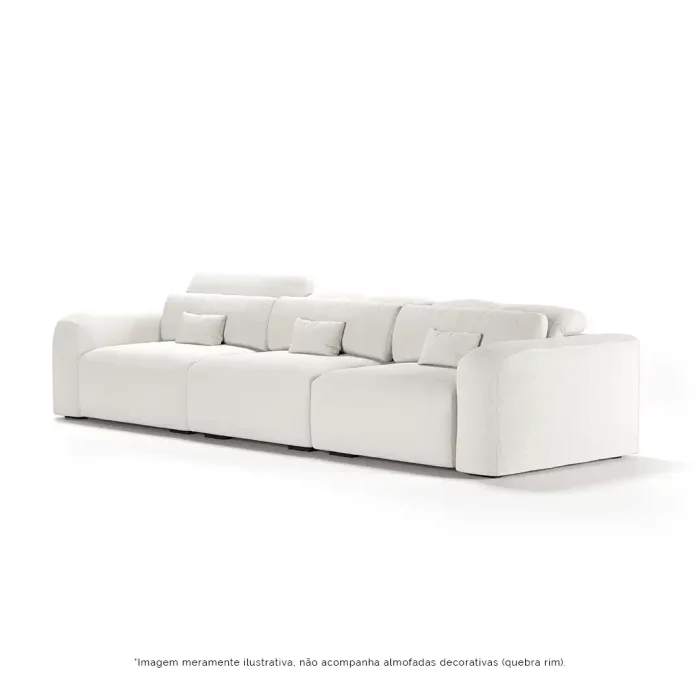 Sofá Ia Bold retrátil e reclinável 3,26m - Imagem 9