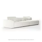 Sofá Ia Bold retrátil e reclinável 3,88m - Imagem 3