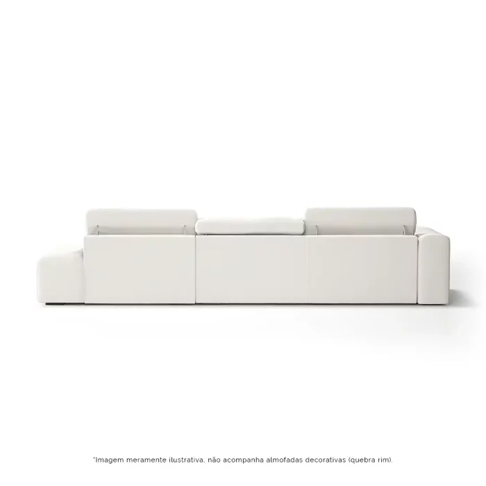 Sofá Ia Bold retrátil e reclinável 3,88m - Imagem 6