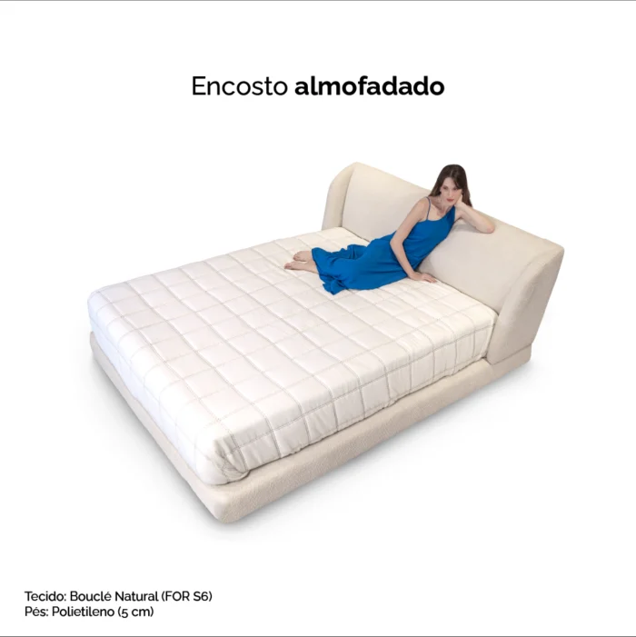 Cama Dama Casal com Pés Ocultos - Imagem 2