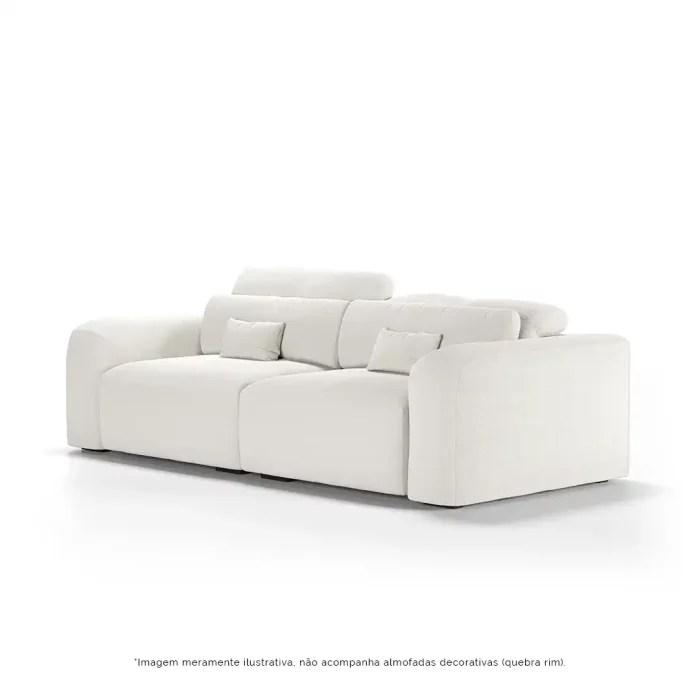 Sofá Ia Bold retrátil e reclinável 2,56m - Imagem 2