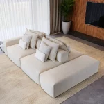 Sofá Glow 3,05m modular com puff - Imagem 2