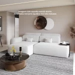 Sofá Ia Bold retrátil e reclinável 2,58m - Imagem 2