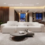 Sofá Ia Bold retrátil e reclinável 3,76m - Imagem 2