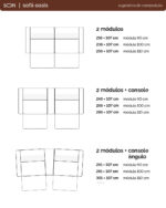 Sofá Oasis dois lugares sem console - Imagem 4