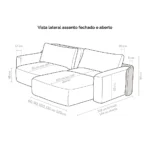 Sofá Cama Nilo - Imagem 5