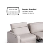 Sofá Oasis dois lugares sem console - Imagem 4