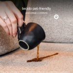 Sofá Cama Urban 1,40m 3 lugares tecido Grafitte Pet Friendly - Imagem 7