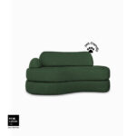 Sofá Cama Urban 1,40m 2 lugares tecido Musgo Pet Friendly