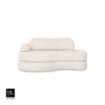 Sofá Cama Urban 1,60m tecido bouclé porcelana
