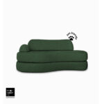 Sofá Cama Urban 1,80m 3 lugares tecido Musgo Pet Friendly