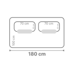 Sofá Modular Com Encosto Solto Bono 1,80m - Imagem 4