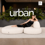 Sofá Cama Urban 1,40m tecido bouclé neve - Imagem 2