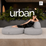 Sofá Cama Urban 1,40m tecido bouclé stone - Imagem 2