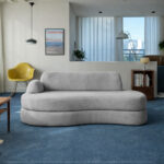 Sofá Cama Urban 1,40m tecido bouclé stone - Imagem 4