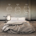 Sofá Cama Urban 1,40m tecido bouclé neve - Imagem 4