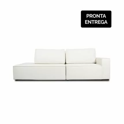 Sofá Clausi 2 Lugares Com Chaise 2,70m