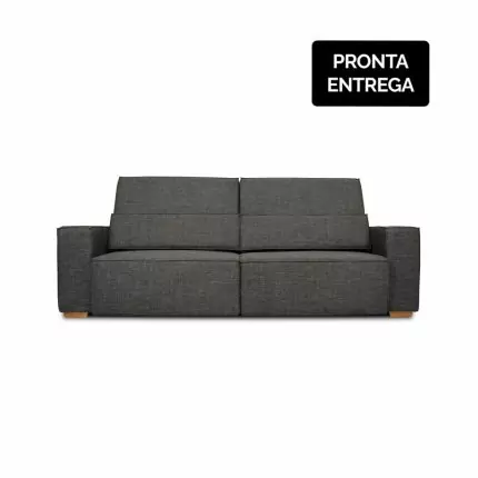 Sofá 2 Lugares Moma Assento Retrátil Encosto Fixo e Almofadas Soltas